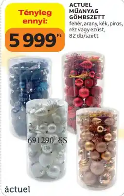 Auchan Actuel műanyag gömbszett ajánlat
