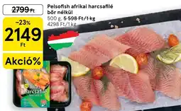 Tesco Pelsofish harcsafilé ajánlat