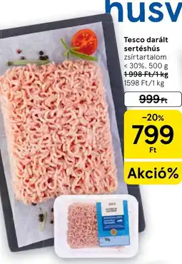 Tesco Tesco darált sertéshús ajánlat
