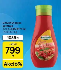 Tesco Univer ketchup ajánlat