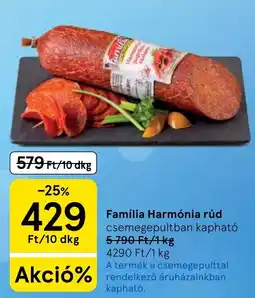 Tesco Família Harmónia rúd ajánlat