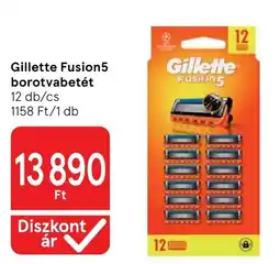 Tesco Gillette fusion5 borotvabetét ajánlat
