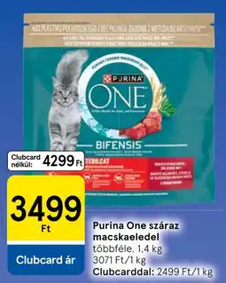 Tesco Purina One száraz macskaeledel ajánlat