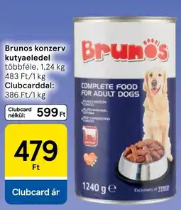 Tesco Brunos kutyaeledel ajánlat