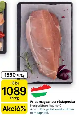 Tesco Friss magyar sertéslapocka ajánlat