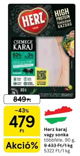 Tesco Herz karaj ajánlat