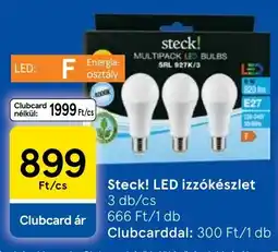 Tesco Steck! led izzókészlet ajánlat