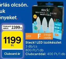 Tesco Steck! led izzókészlet ajánlat