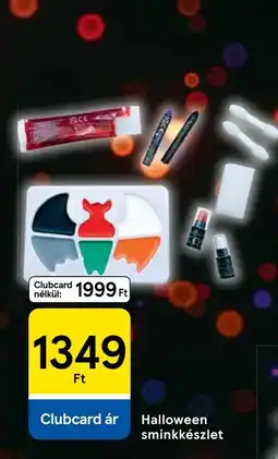 Tesco Halloween sminkkészlet ajánlat