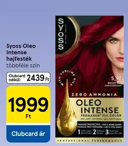 Tesco Syoss Oleo Intense hajfesték ajánlat