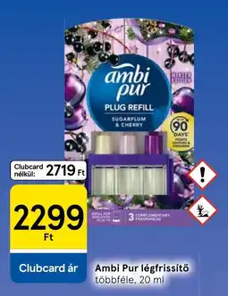 Tesco Ambi Pur légréfrissítő ajánlat