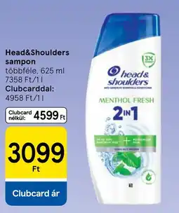 Tesco Head & Shoulders sampon ajánlat