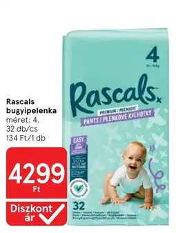 Tesco Rascals bugyipelenka ajánlat