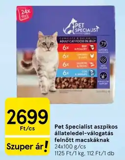 Tesco Pet Specialist aszpikos állateledel-válogatás ajánlat