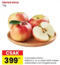Spar Market Idared alma ajánlat