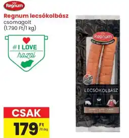 Spar Market Regnum lecsókolbász ajánlat