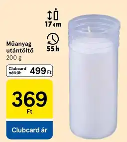 Tesco Műanyag utántöltő ajánlat