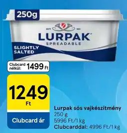 Tesco Lurpak vajkészítmény ajánlat