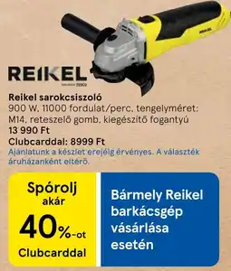 Tesco Reikel sarokcsiszoló ajánlat