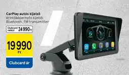Tesco CarPlay autós kijelző ajánlat