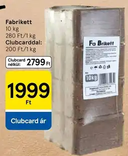 Tesco Fa Brikett ajánlat