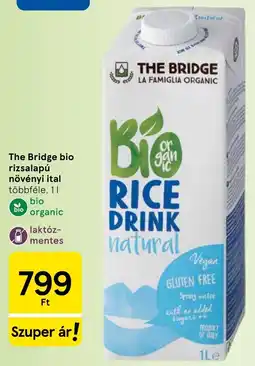 Tesco The Bridge bio rizsalapú növényi ital ajánlat