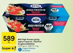 Tesco Milli high protein görög joghurt ajánlat