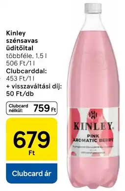 Tesco Kinley szénsavas üdítőital ajánlat