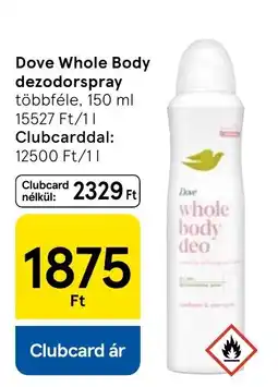 Tesco Dove whole body deo ajánlat