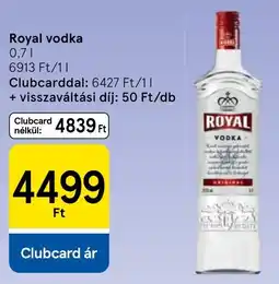 Tesco Royal vodka ajánlat