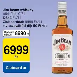 Tesco Jim Beam whiskey ajánlat