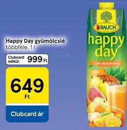 Tesco Rauch happy day gyümölcsle ajánlat