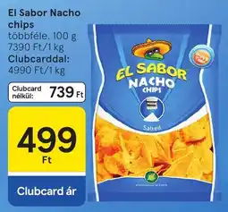 Tesco El Sabor nacho chips ajánlat