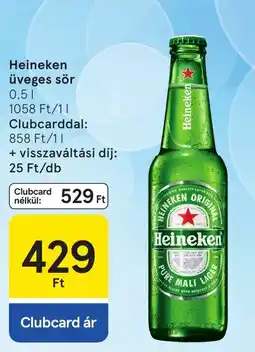 Tesco Heineken üveges sör ajánlat