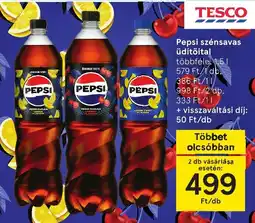 Tesco Pepsi szénsavas üdítőital ajánlat