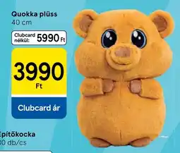 Tesco Quokka plüss ajánlat