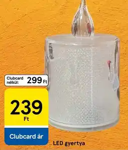 Tesco LED gyertya ajánlat