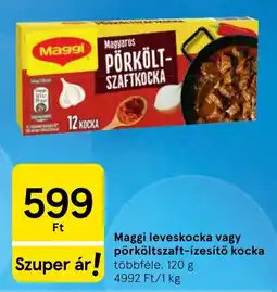 Tesco Maggi leveskocka vagy pörköltszaft-ízesítő kocka ajánlat
