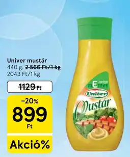 Tesco Univer mustár ajánlat