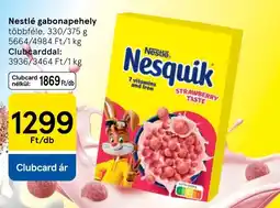 Tesco Nestlé gabonapehely ajánlat