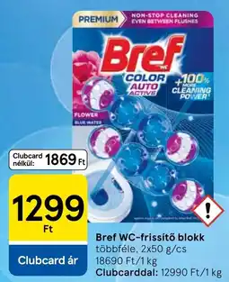 Tesco Bref wc-frissítő blokk ajánlat