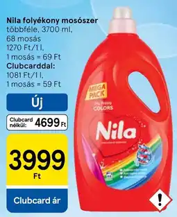 Tesco Nila folyékony mosószer ajánlat