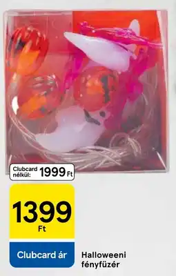 Tesco Halloweeni fényfüzér ajánlat