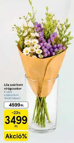 Tesco Lila szárított virágcso ajánlat