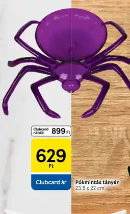 Tesco Pókmintás tányér ajánlat