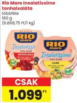 Spar Market Rio Mare insalatissime tonhalsaláta ajánlat