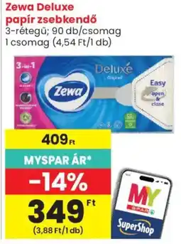 Spar Market Zewa papír zsebkendő ajánlat