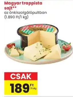 Spar Market Magyar trappista sajt ajánlat