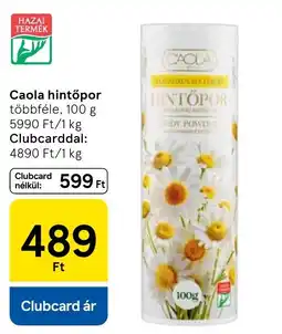 Tesco Caola hintőpor ajánlat