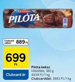 Tesco Pilóta keksz ajánlat